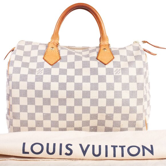 Louis Vuitton Handbags - Authentic Louis Vuitton Damier Azur Canvas Speedy 30 Handbag
